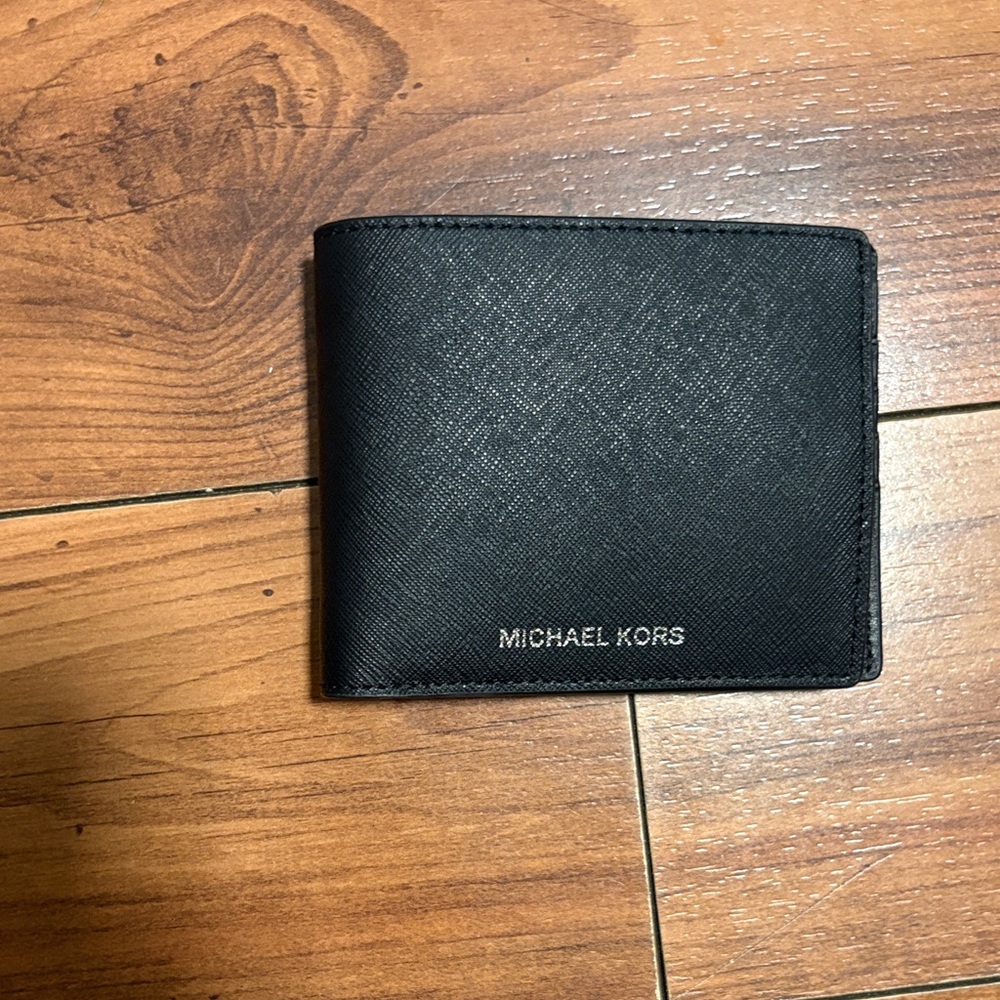 Michael Kors Black Leather Card Holder